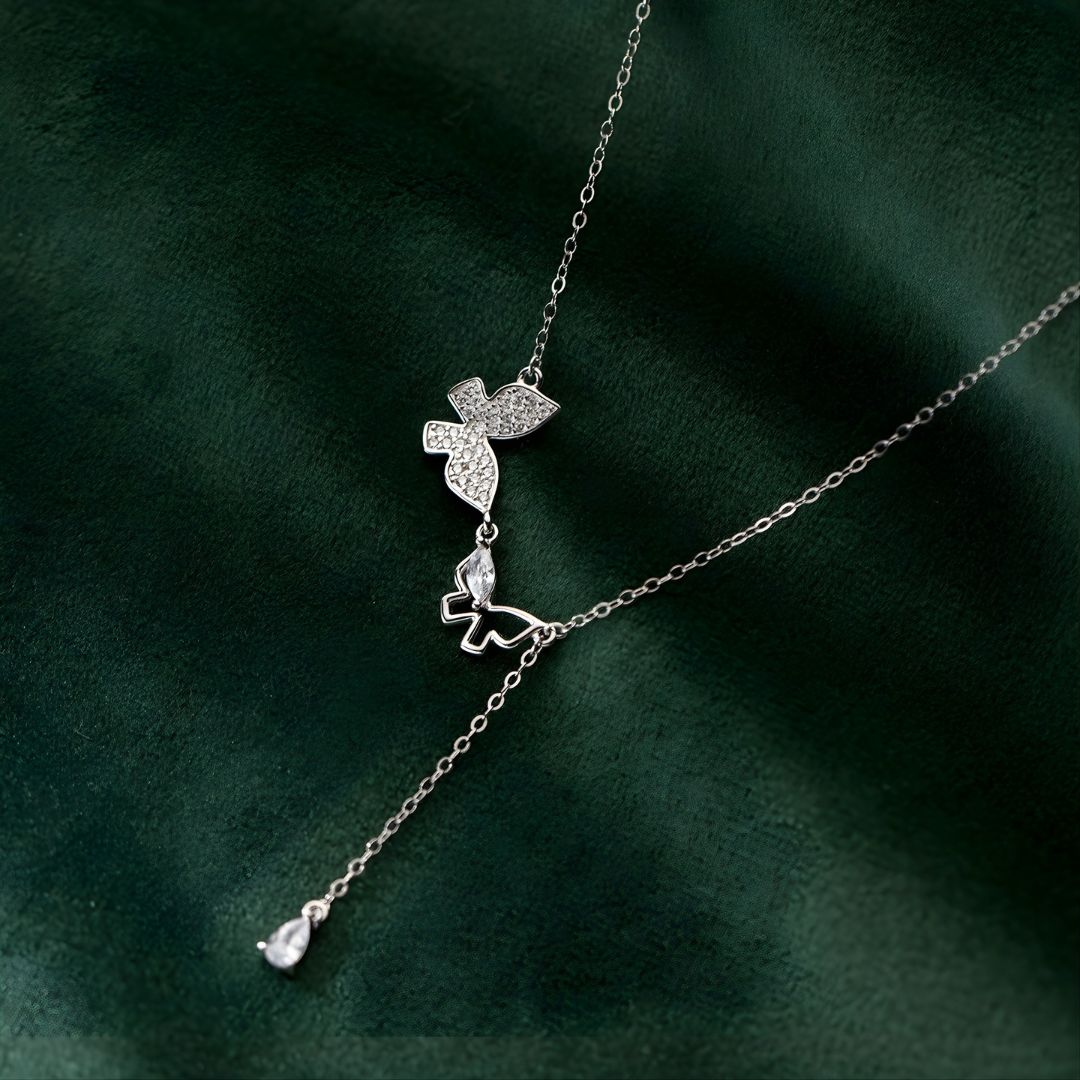 Butterfly Cascade Necklace