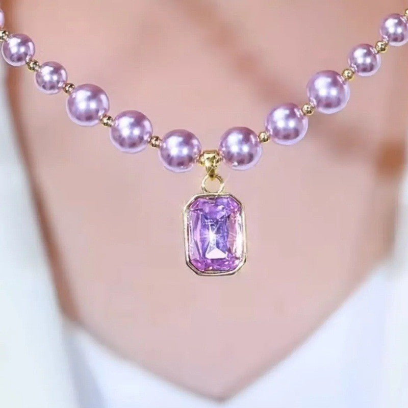 Noir Crystal Necklace