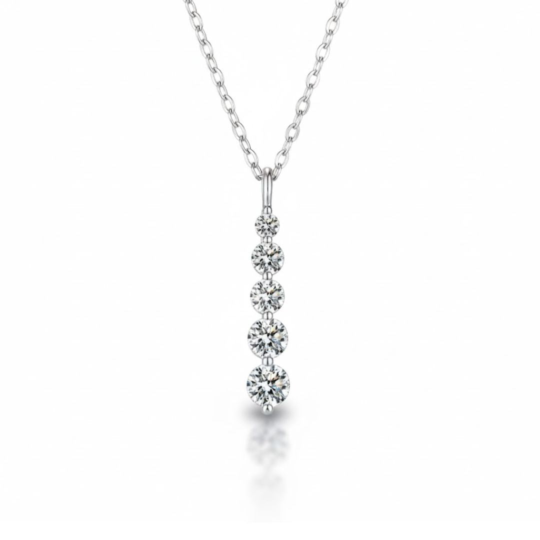 Linear Radiance Necklace