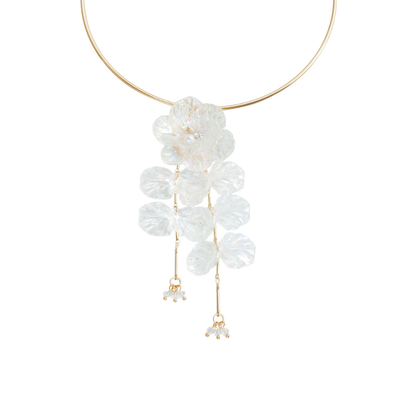 White Orchid Necklace