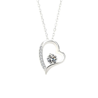 Radiant Heartline Necklace