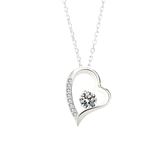 Radiant Heartline Necklace