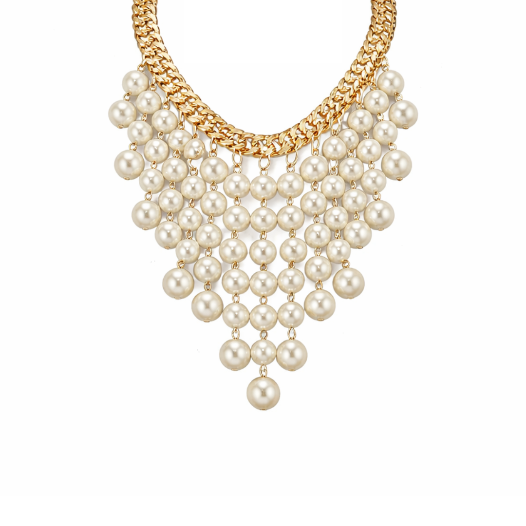 Pearl Cascade Necklace