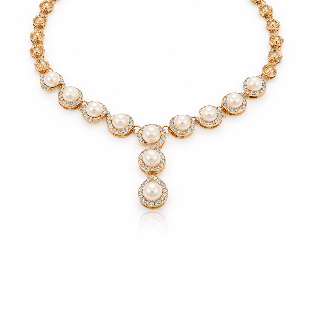 Pearl Halo Set