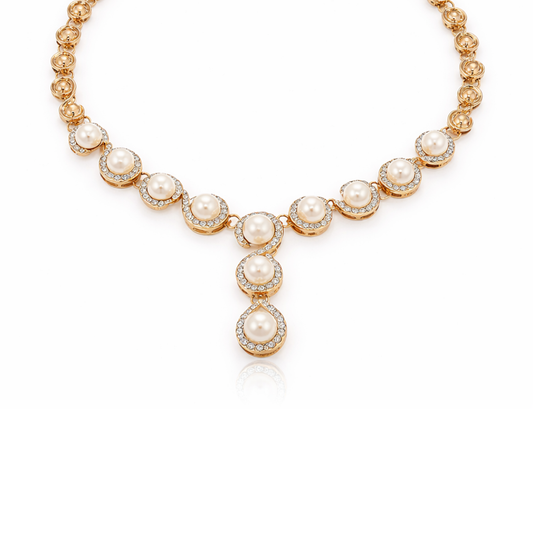 Pearl Halo Set