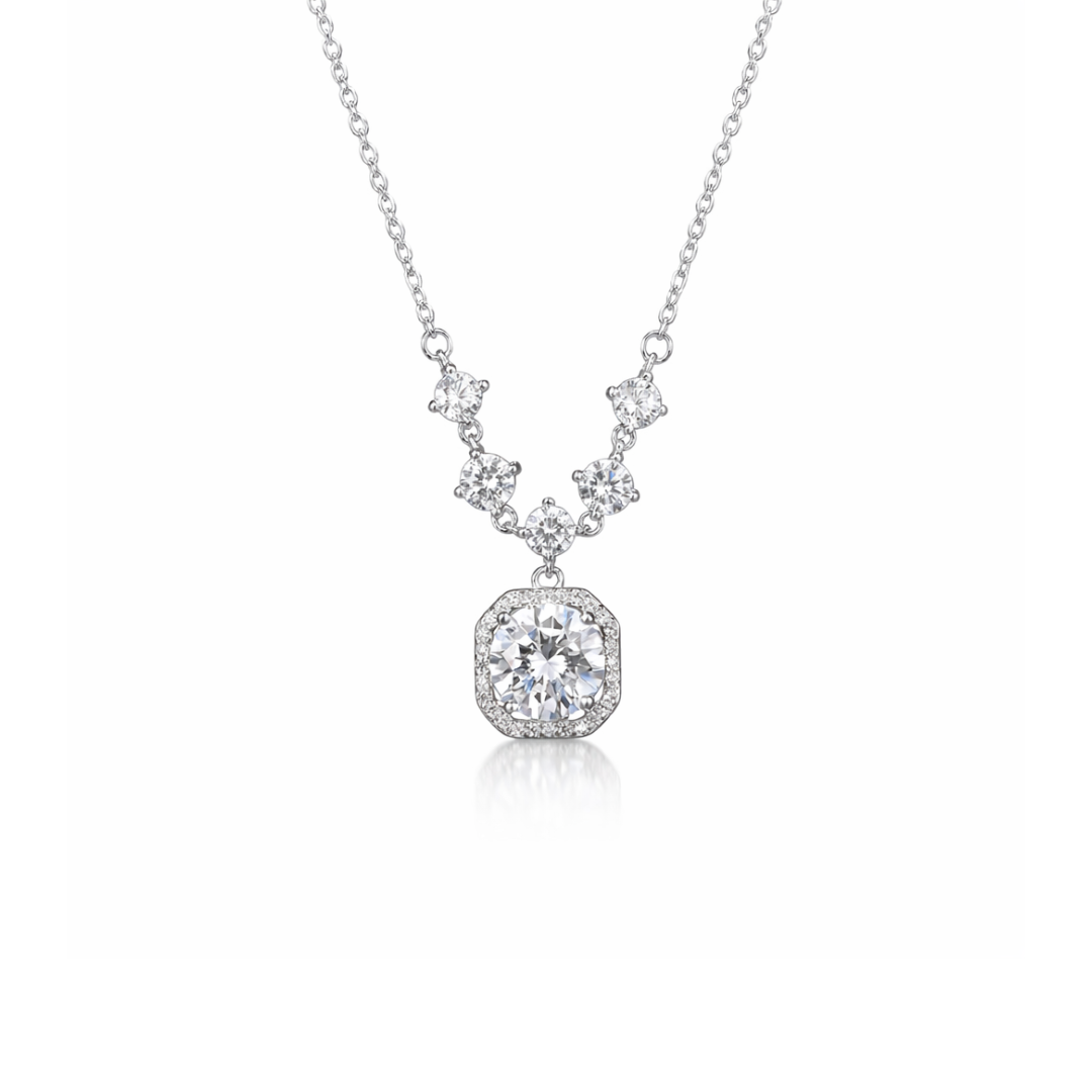 Crystal Cube Necklace