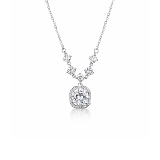 Crystal Cube Necklace