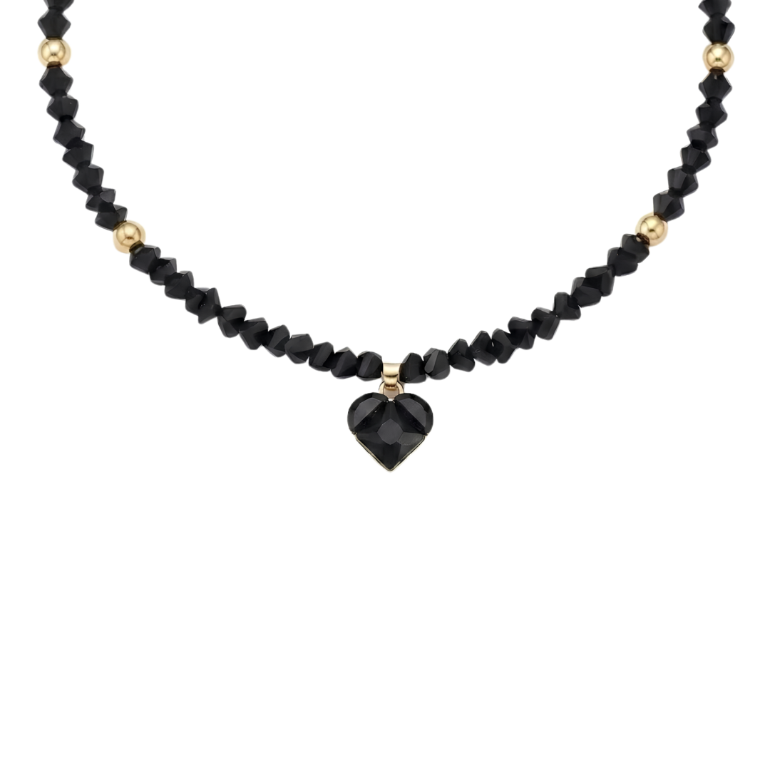Obsidian Amor Necklace