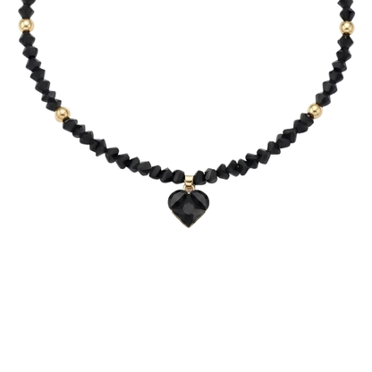 Obsidian Amor Necklace