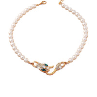 Serpent Pearl Necklace