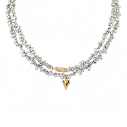 Beaded Heart Necklace