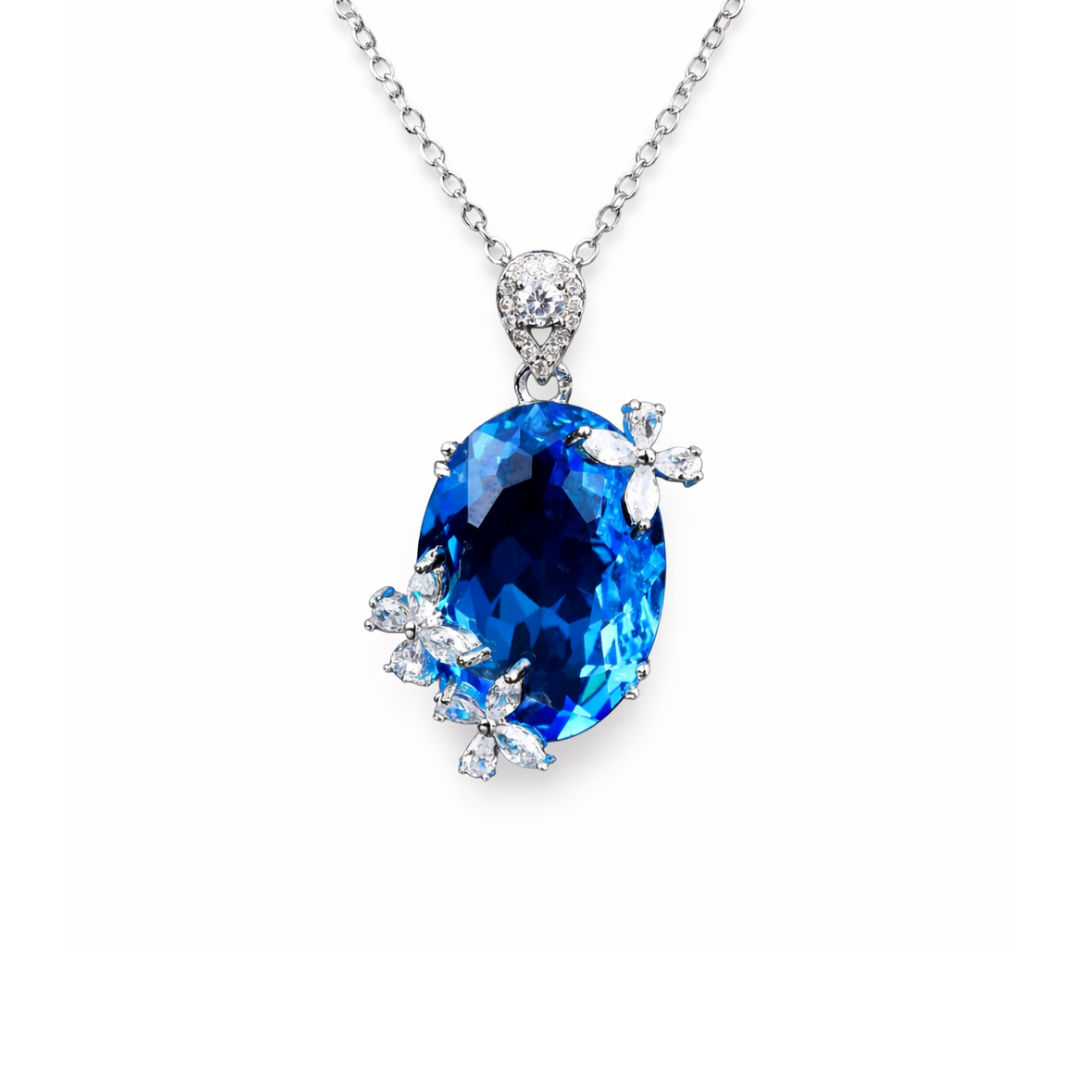 Sapphire Whisper Necklace