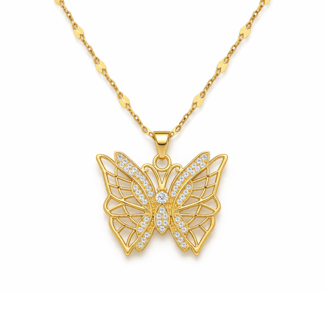 Radiant Butterfly Necklace