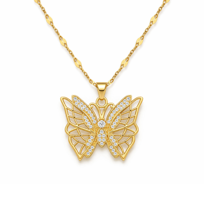 Radiant Butterfly Necklace