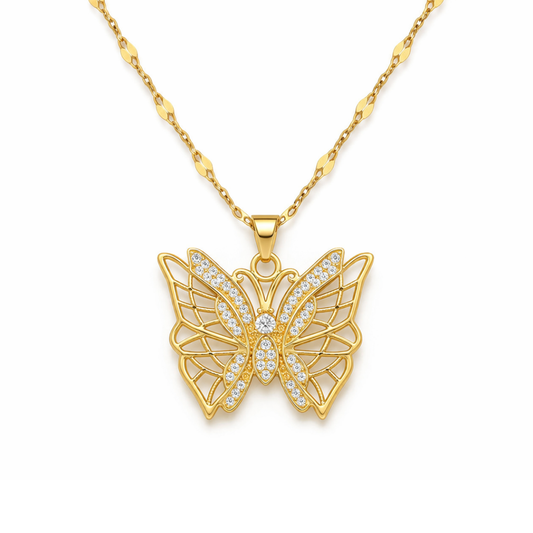 Radiant Butterfly Necklace