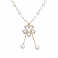 Floral Pearl Necklace