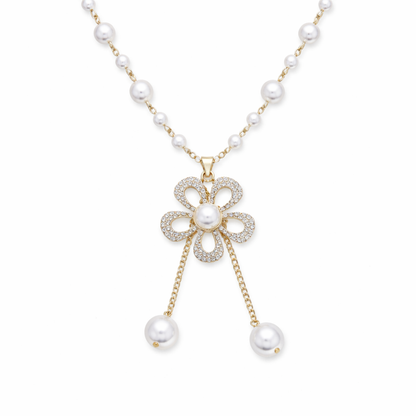 Floral Pearl Necklace