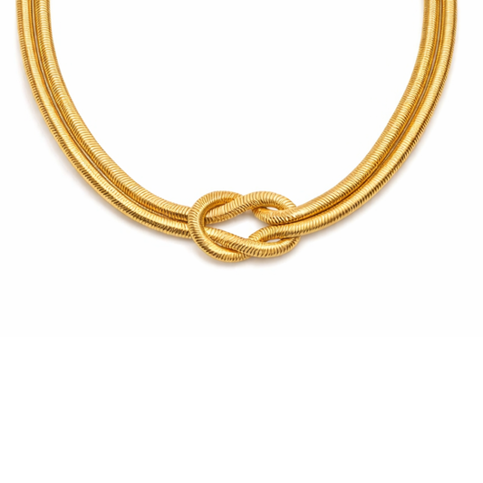 Velvet Knot Necklace