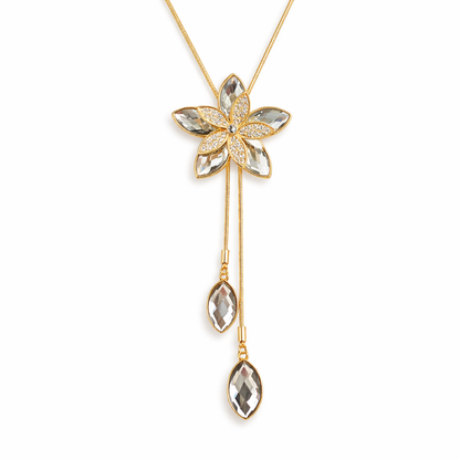 Moonlit Flower Necklace