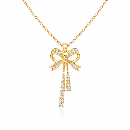 Starlit Ribbon Necklace