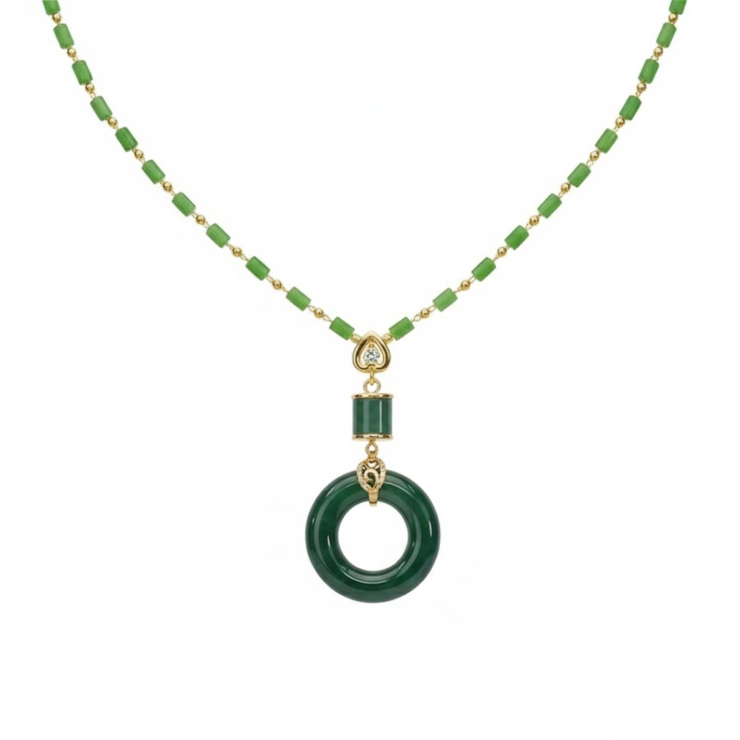 Celadon Charm Necklace