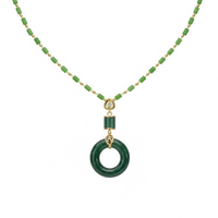 Celadon Charm Necklace