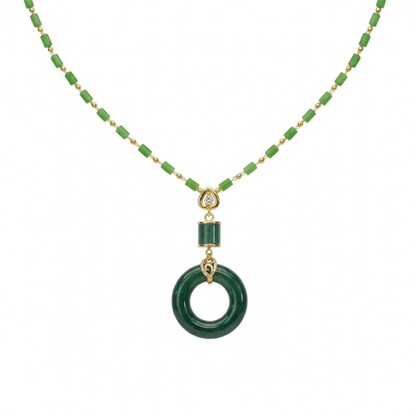 Celadon Charm Necklace