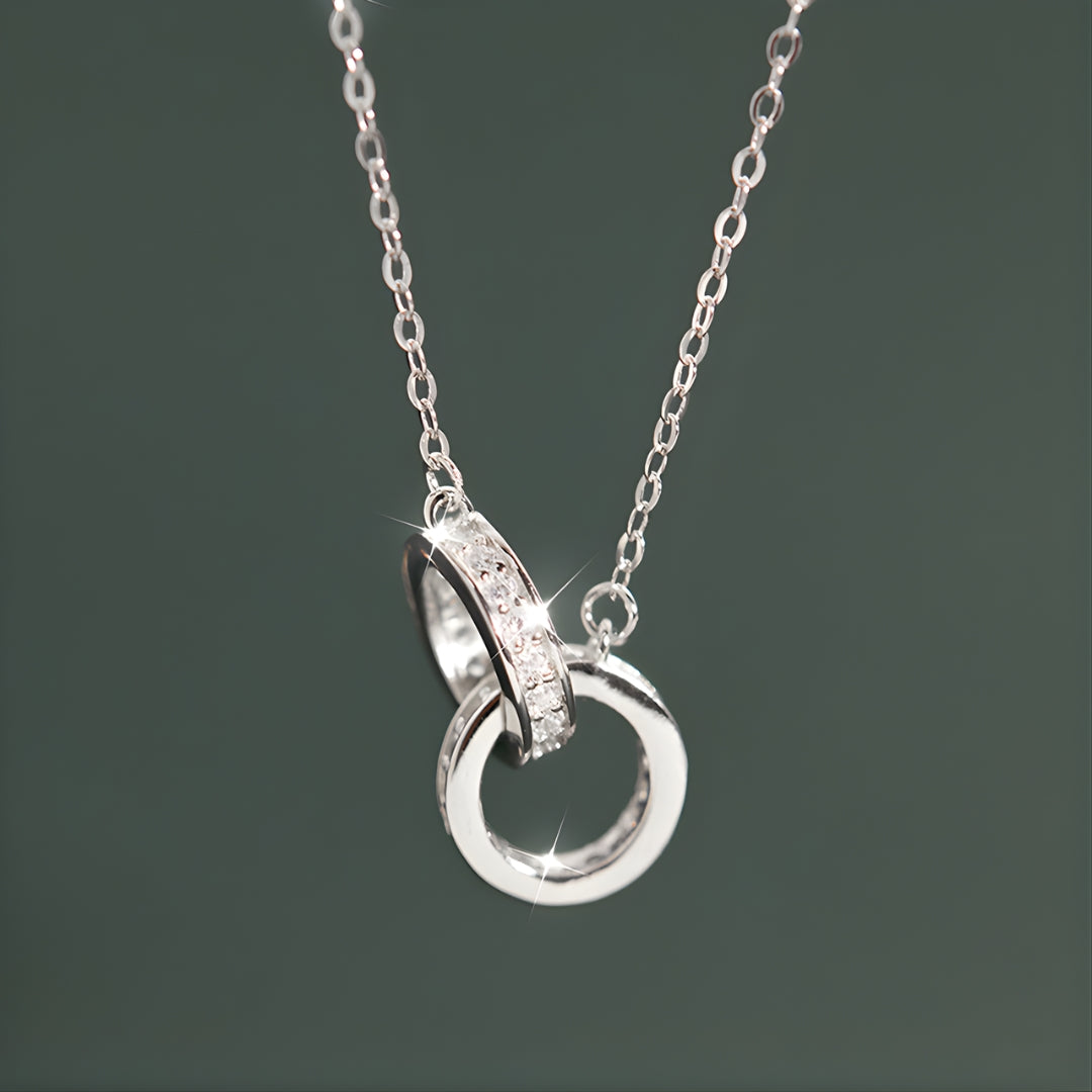 Celestine Circle Necklace