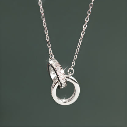 Celestine Circle Necklace