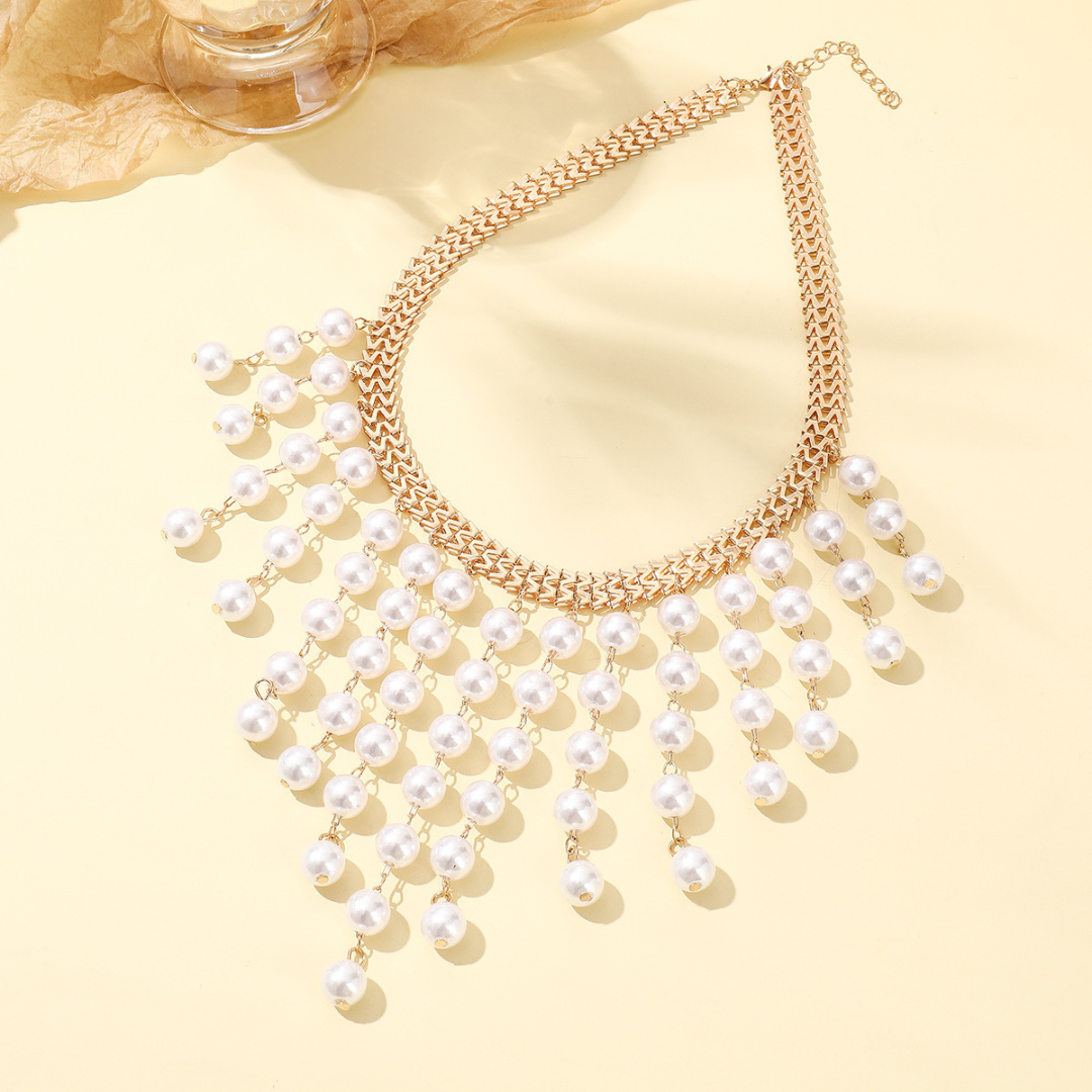 Pearl Cascade Necklace