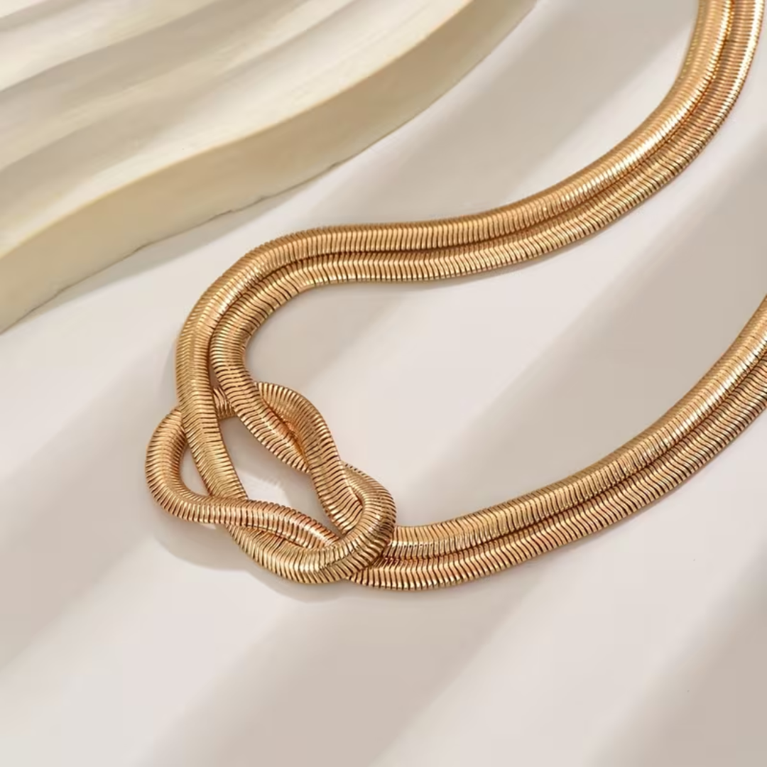 Velvet Knot Necklace