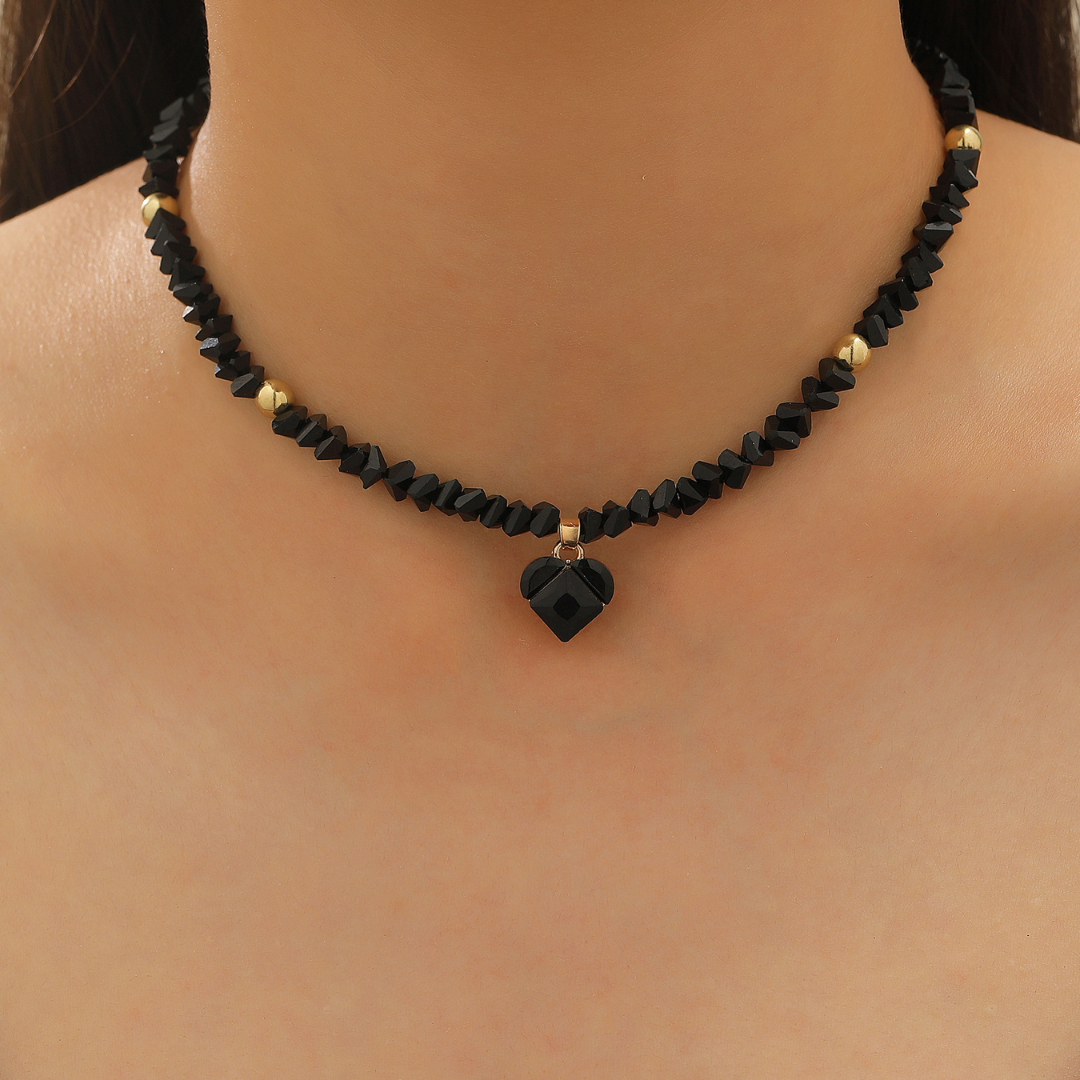 Obsidian Amor Necklace