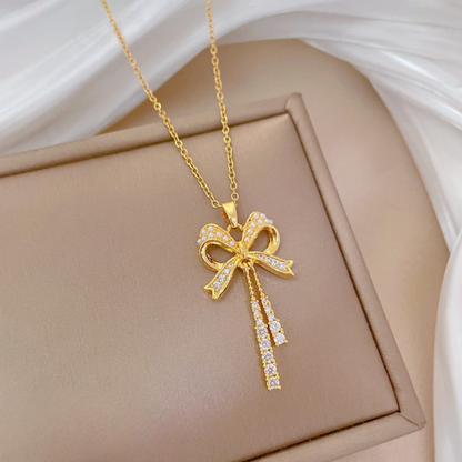Starlit Ribbon Necklace