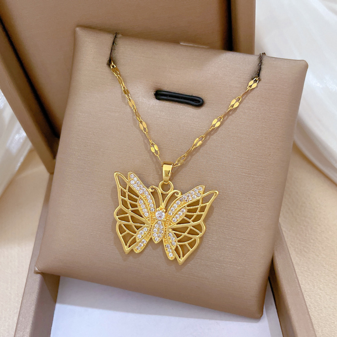 Radiant Butterfly Necklace