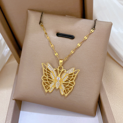 Radiant Butterfly Necklace