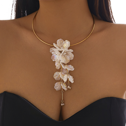 White Orchid Necklace