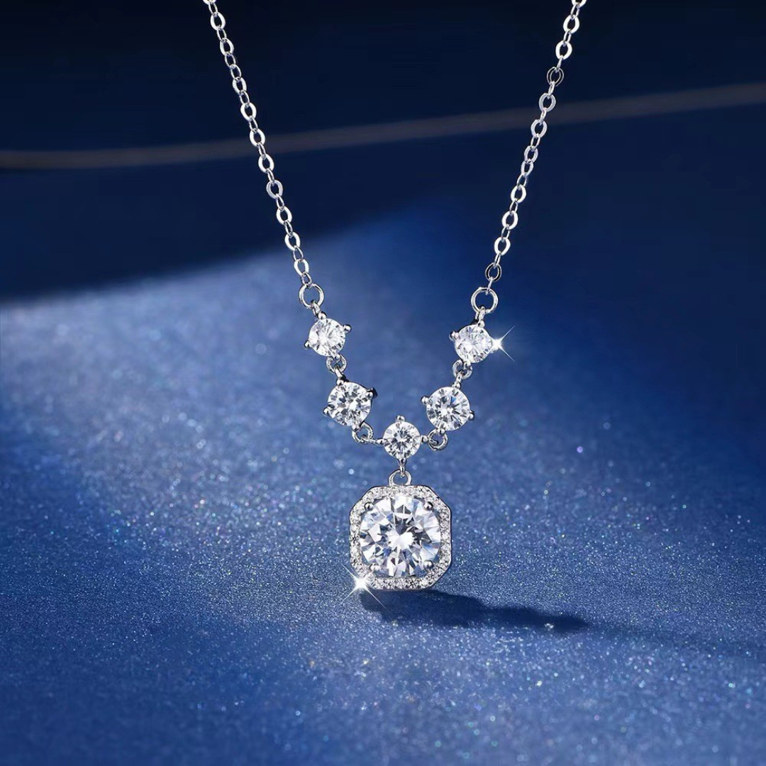 Crystal Cube Necklace