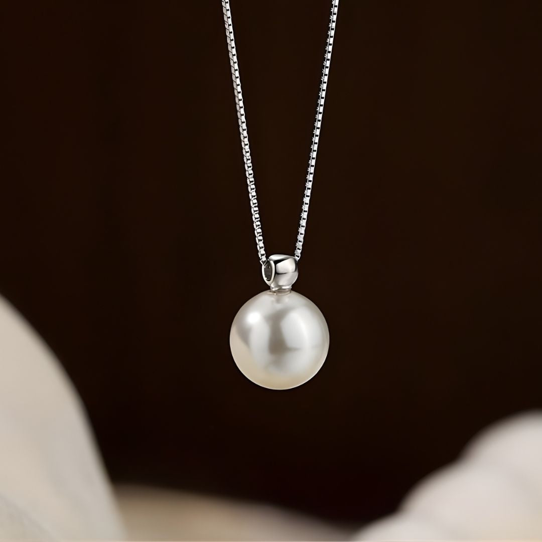 Azure Pearl Necklace