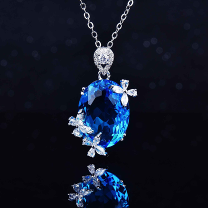 Sapphire Whisper Necklace