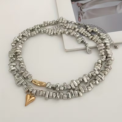 Beaded Heart Necklace