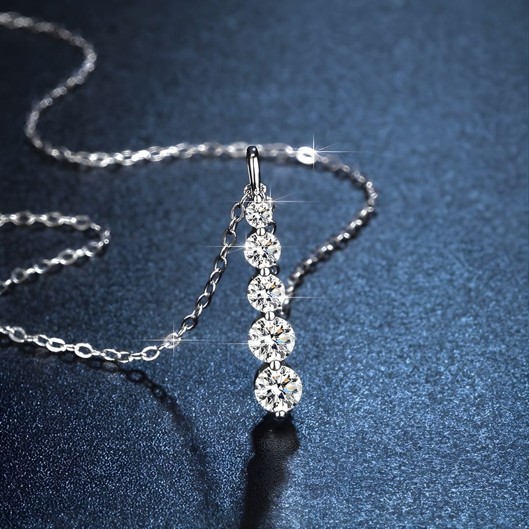 Linear Radiance Necklace