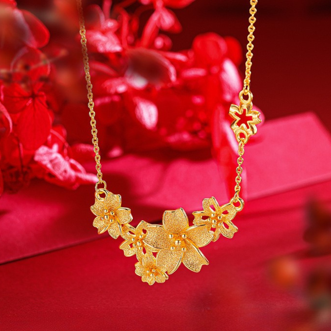 Golden Blossom Necklace