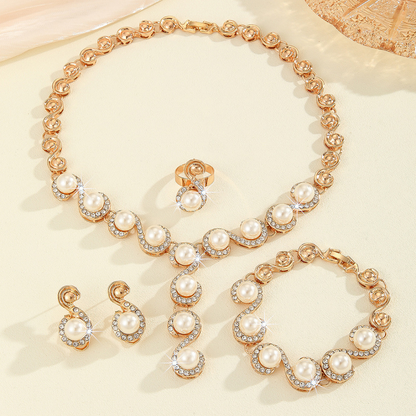 Pearl Halo Set