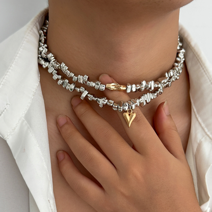 Beaded Heart Necklace