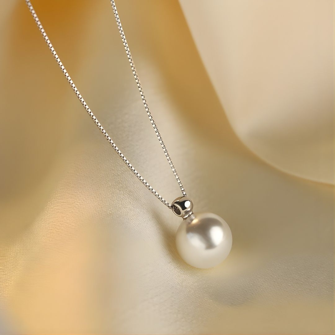 Azure Pearl Necklace