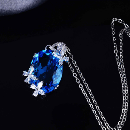 Sapphire Whisper Necklace