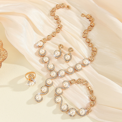 Pearl Halo Set