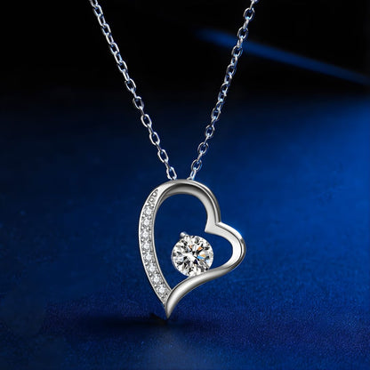 Radiant Heartline Necklace