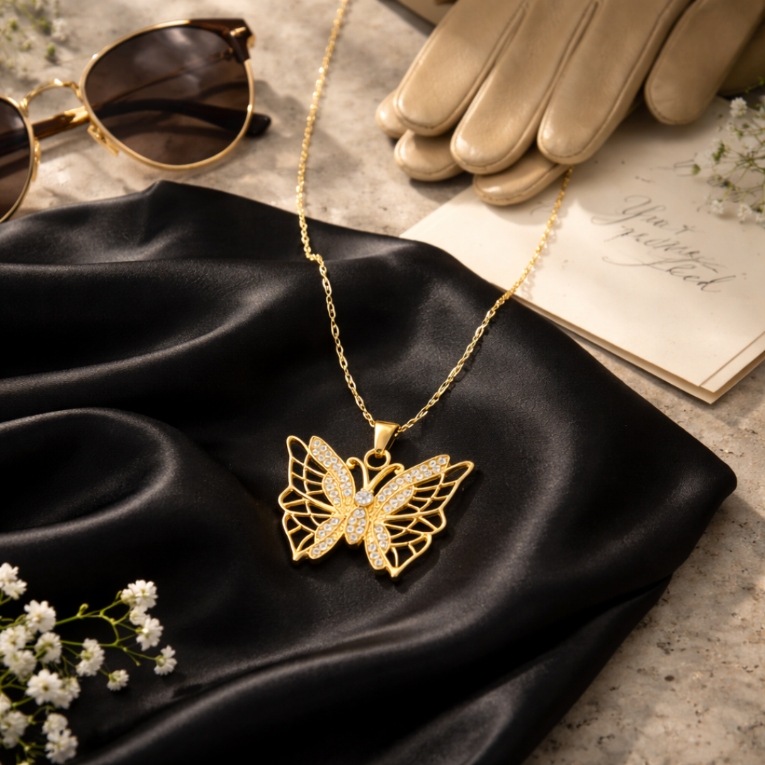 Radiant Butterfly Necklace