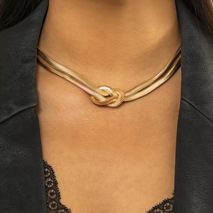 Velvet Knot Necklace